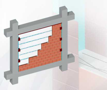 میان قاب های غیر سازه ای
